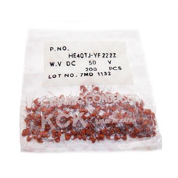 خازن عدسی 2.2 نانو فاراد کی سی کی ژاپن