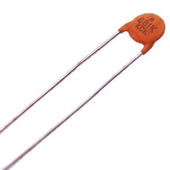 خازن عدسی 680 پیکو فاراد 500 ولت کی سی کی ژاپن