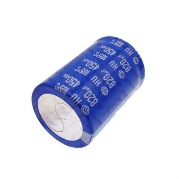 خازن الکترولیت 820 میکرو فاراد 450 ولت سایز 51*35 پایه میخی °105 هیتاچی