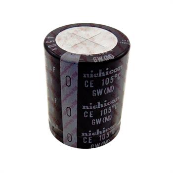 خازن الکترولیت 470 میکرو فاراد 450 ولت سایز 45*35 پایه میخی °105 نیچیکون
