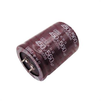 خازن الکترولیت 560 میکرو فاراد 450 ولت سایز 46*35 پایه میخی °105 نیپون