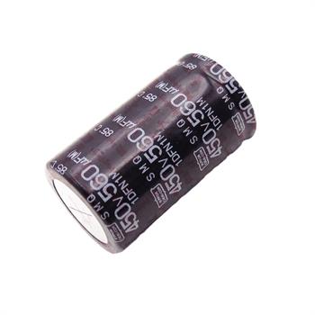 خازن الکترولیت 560 میکرو فاراد 450 ولت سایز 51*30 پایه میخی °85 نیپون