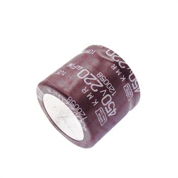 خازن الکترولیت 220 میکرو فاراد 450 ولت سایز 26*30 پایه میخی °105 نیپون