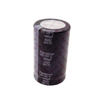 خازن الکترولیت 560 میکرو فاراد 450 ولت سایز 51*30 پایه میخی °105 پاناسونیک