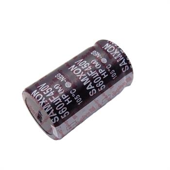 خازن الکترولیت 560 میکرو فاراد 450 ولت سایز 51*30 پایه میخی °105 SAMXON