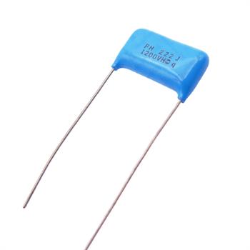خازن پلی استر 2.2 نانو فاراد 1200 ولت RM18