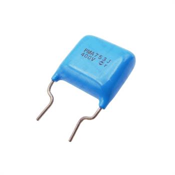 خازن پلی استر 75 نانو فاراد 400 ولت RM7.5