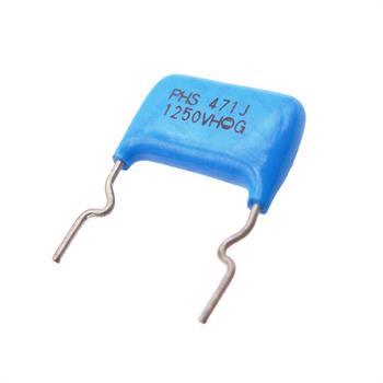 خازن پلی استر 470 پیکو فاراد 1250 ولت RM15