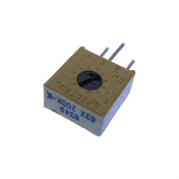 پتانسیومتر ۲۰۰ کیلو اهم ایستاده GFP